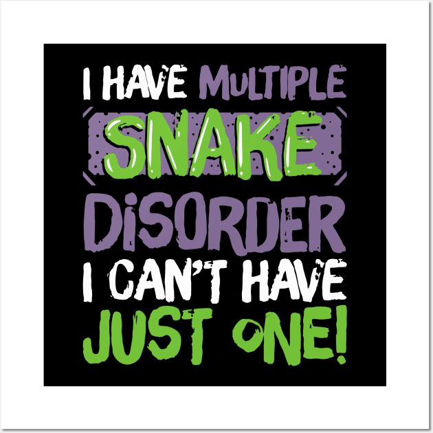 Multiple Snake Disorder Wall Art by maxdax